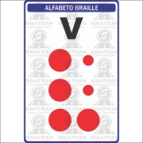 Algarismos Braille V 